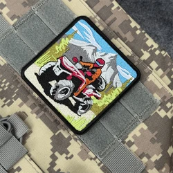 Parche táctico Sturmovik con velcro bordado de combate para ropa