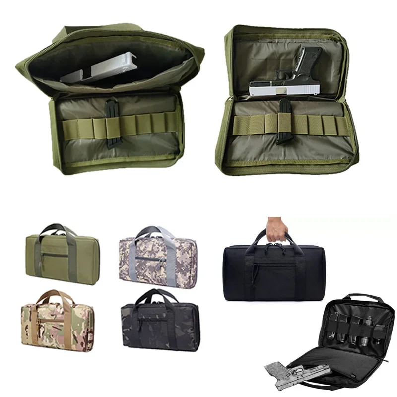 Funda táctica para pistola, funda protectora para pistola, bolsa de transporte militar para combate Airsoft, pistola de tiro, caza, Glock 19 17, accesorios