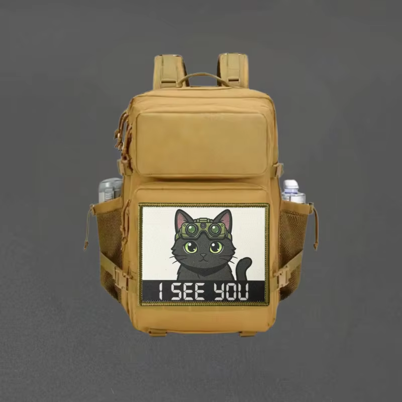 Parche táctico I SEE YOU para chaleco gatuno insignia moral con velcro - imagen 4