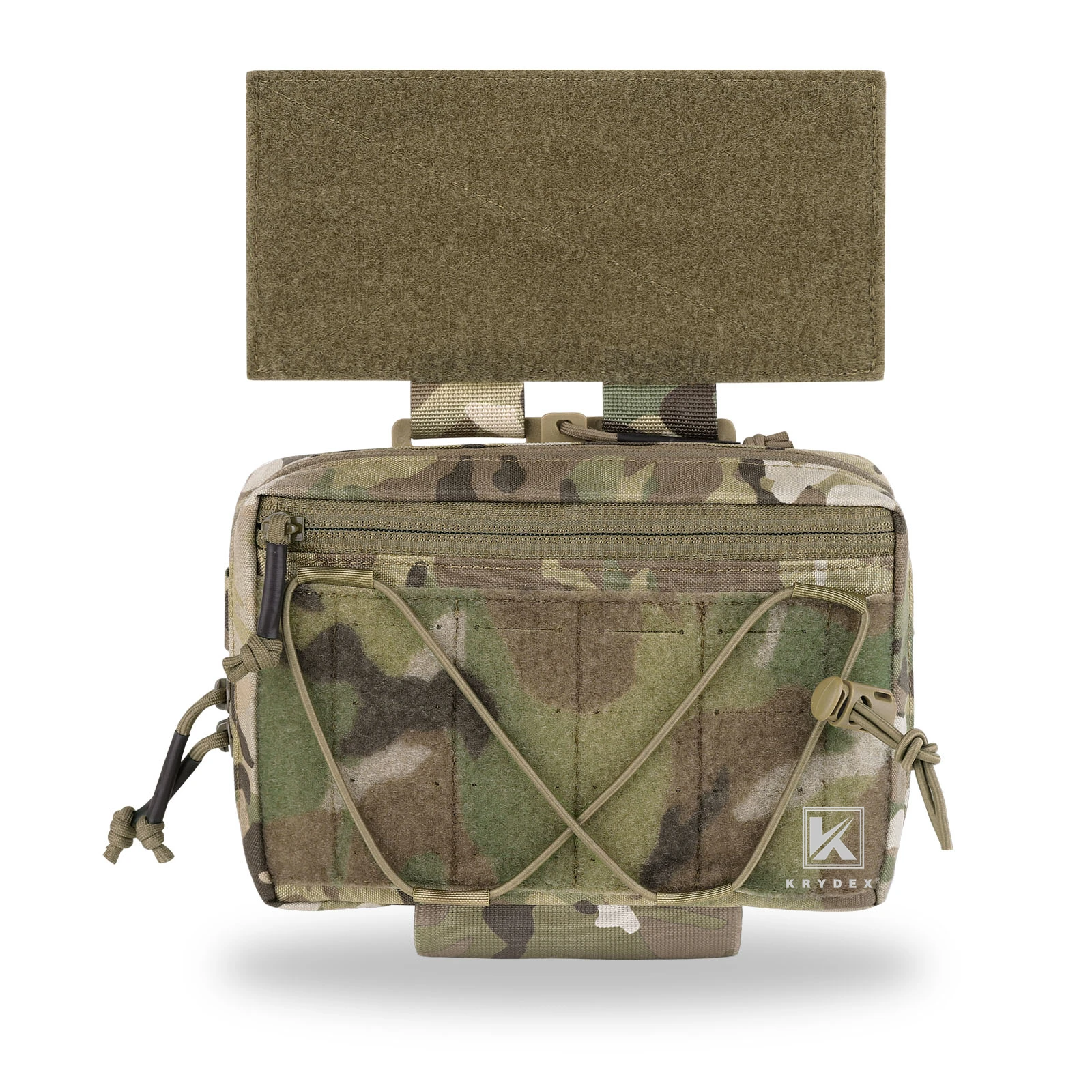 KRYDEX-riñonera táctica de liberación rápida, bolsa de caída colgante, Modular, 9 "x 7" x 2 "para portador de placa, chaleco, aparejo de pecho - imagen 2