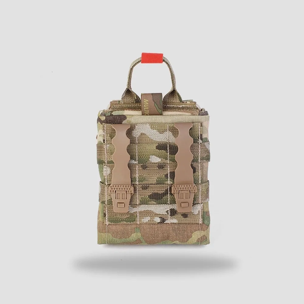 Bolsa para botiquín de primeros auxilios táctica, bolsas cortas de utilidad EDC para traumatología, chaleco MOLLE, accesorios, bolsa para artículos diversos PH77 - imagen 3