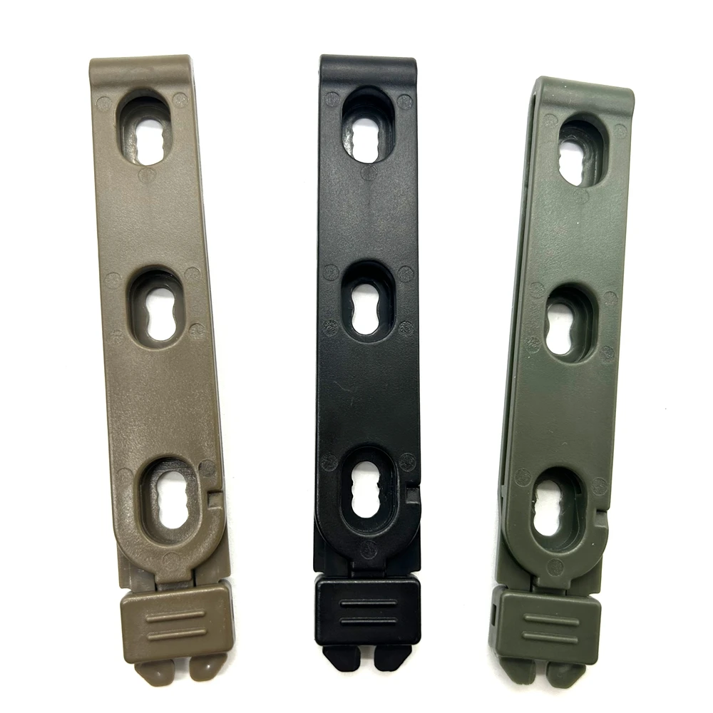 1 par de Clips Molle tácticos de fijación Molle para funda de cuchillo Universal, bolsa de cargador, Clips traseros, abrazadera, accesorio de herramienta - imagen 4