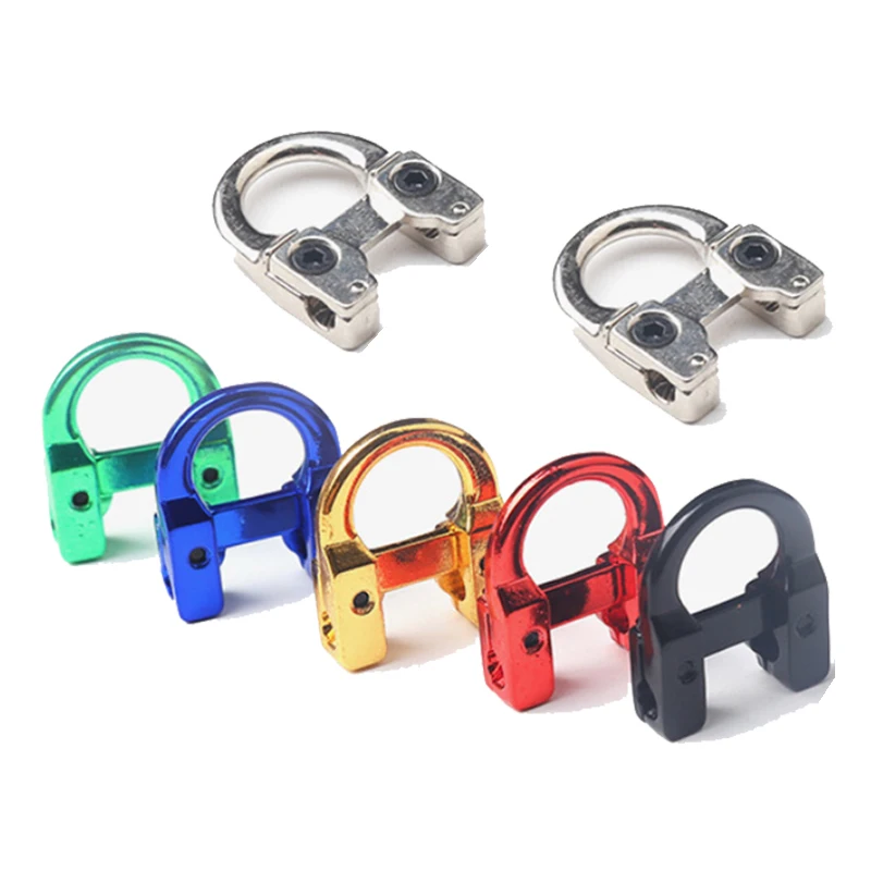 Arco compuesto D bucle liberación D anillo ajustable cuerda de arco de Metal tiro con arco caza objetivo protección ayuda Accesorios - imagen 4