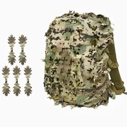 Mochila táctica CAMO corte láser árbol camuflaje para caza y Airsoft