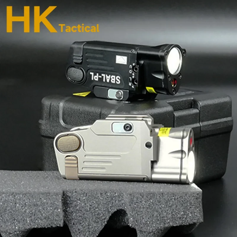 Linterna táctica colgante de SBAL-PL, luz láser roja constante/estroboscópica LED para arma, Camping al aire libre, caza, explorador, carril de 20MM - imagen 3
