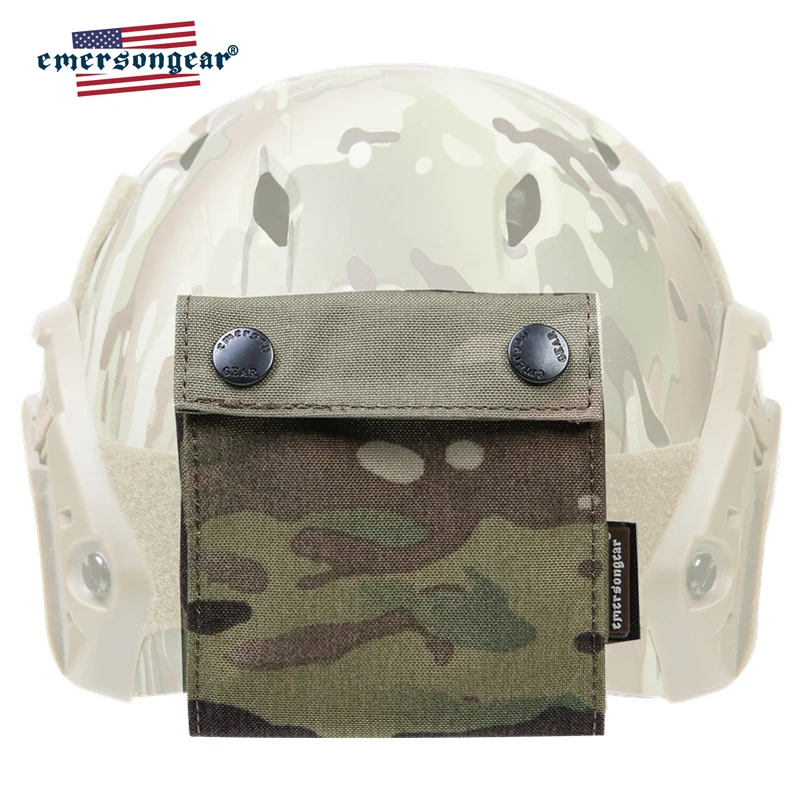 Emersongear casco táctico contrapeso bolsa NVG batería bolsa Panel extraíble equilibrio bolsillo Airsoft caza tiro EM8624