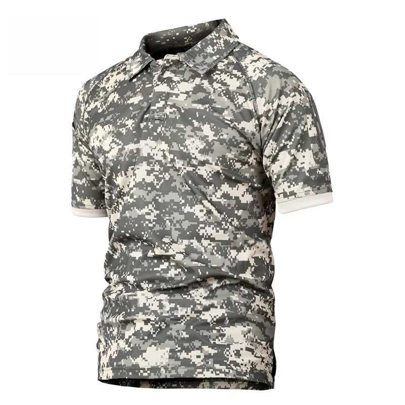 Camisa de Montañismo de manga larga con protección solar de verano, camisa deportiva transpirable antisudor, ropa interior de caza de camuflaje biónico - imagen 5