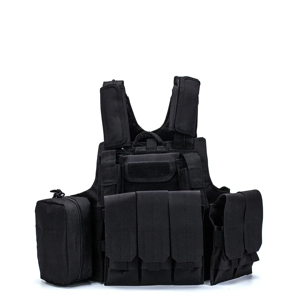 Chaleco táctico Molle CIRAS Airsoft, chaleco de combate con bolsa para revistas, armadura liberable, portador de placa, chaleco de ataque, ropa de caza, equipo - imagen 4