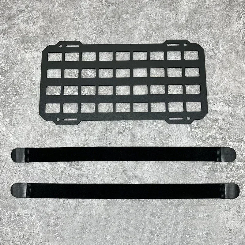 Organizador de visera táctica para coche, Panel Molle de plástico ABS, accesorios interiores, paquete Molle, herramienta EDC, Panel de coche