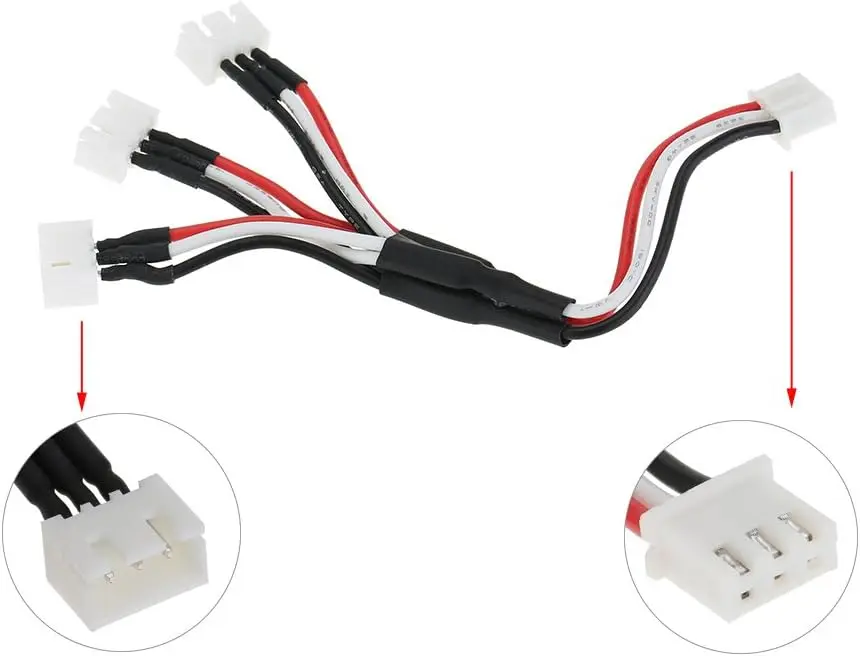 7.4V 400mAh 2S 702035   Batería Lipo XH2.54 enchufe con cargador USB para DM007 RC avión Quadcopter Drone helicóptero piezas de juguete - imagen 5