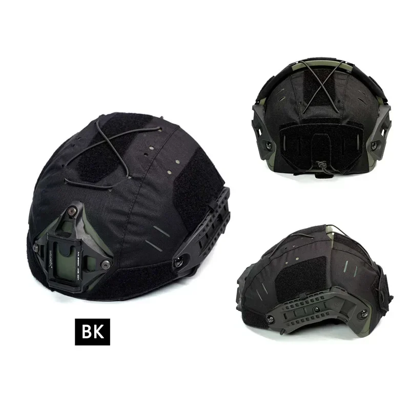 Casco Airsoft de dos piezas con corte láser, cubierta protectora para casco táctico deportivo de tela para casco Cp Af al aire libre - imagen 5