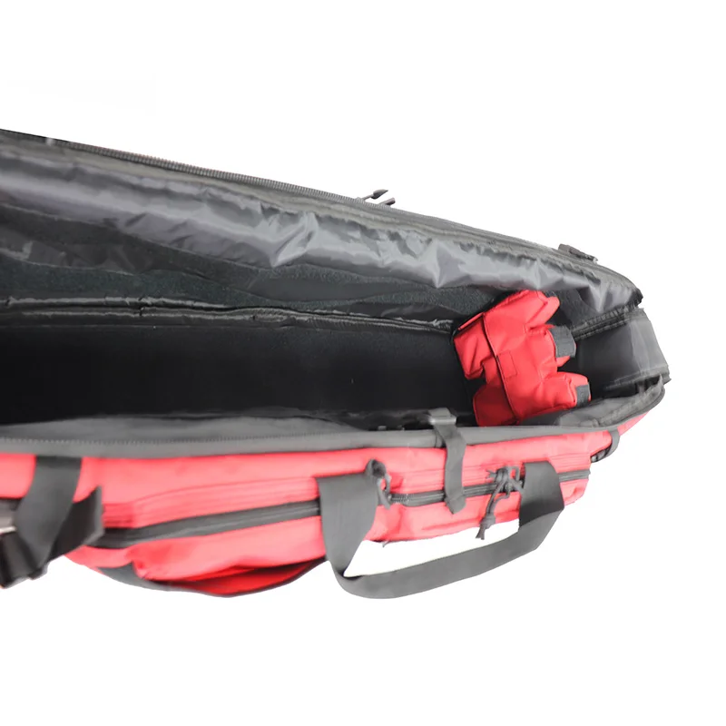 Mochila de caza al aire libre para M249 M4A1 M16 AR15, bolsa de pistola táctica de hombro de 37 pulgadas, bolsa protectora de transporte de rifle de aire - imagen 4