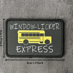 Window-Licker Express Parche Moral Táctico con Gancho