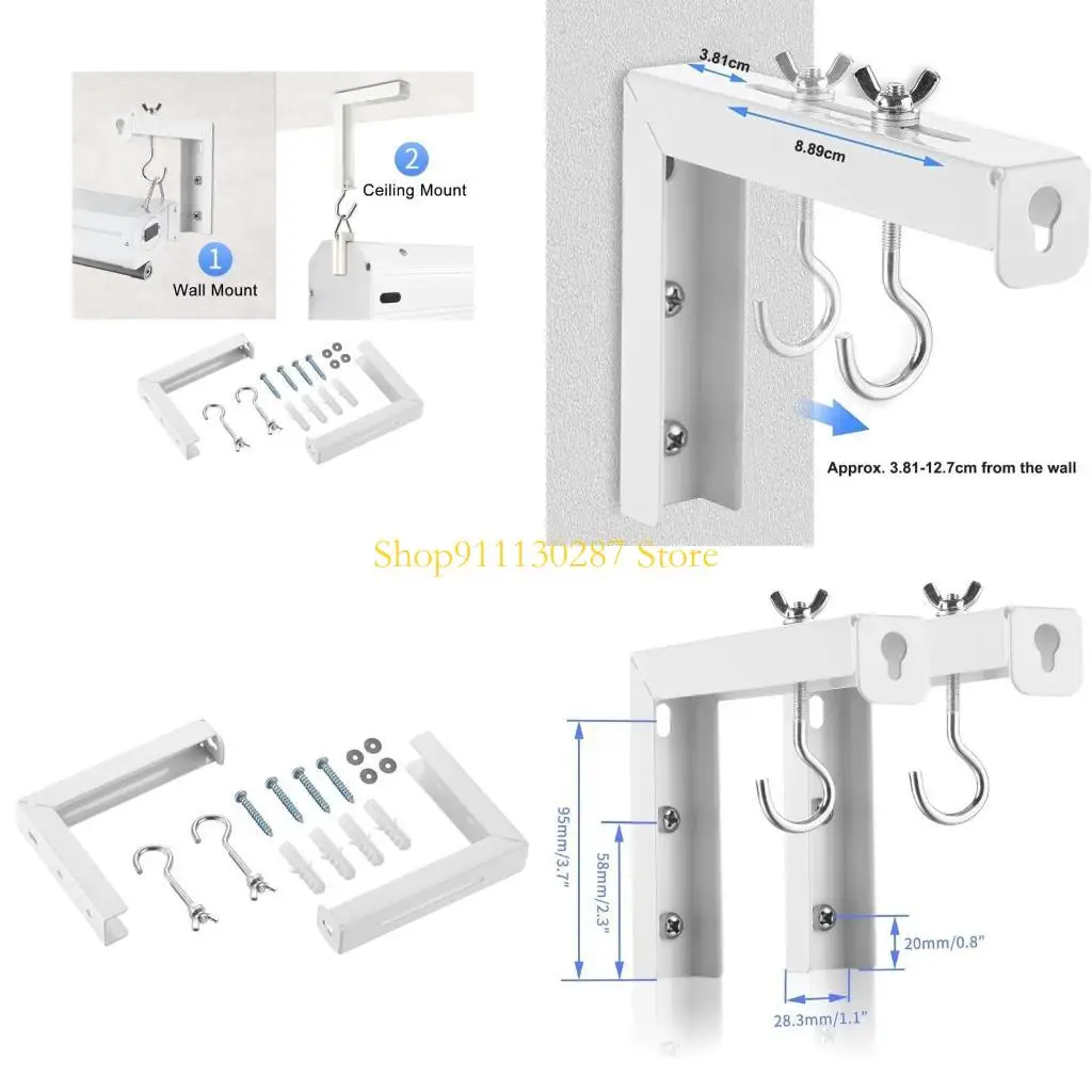 J1HC Pantalla del proyector Soporte l Pared pared colgante pared extensión ajustable
