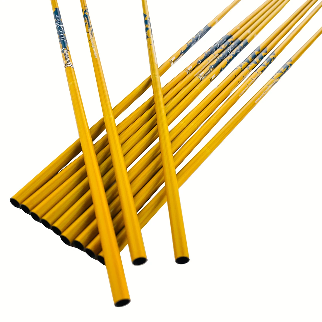 Ejes de flecha de carbono puro, 6/12 piezas, 100% id6.2 mm, Spine400- 600, arco compuesto de piel de bambú, arco tradicional de caza - imagen 2