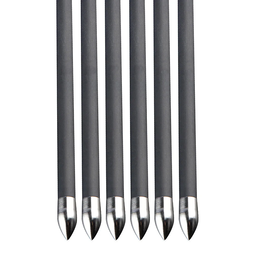 Flecha de carbono puro de 32 pulgadas, 6/12 Uds., 600 flechas de tiro con arco, punta de flecha de 80Gr, eje ID4.2mm, arco compuesto recurvo, tiro de caza - imagen 4