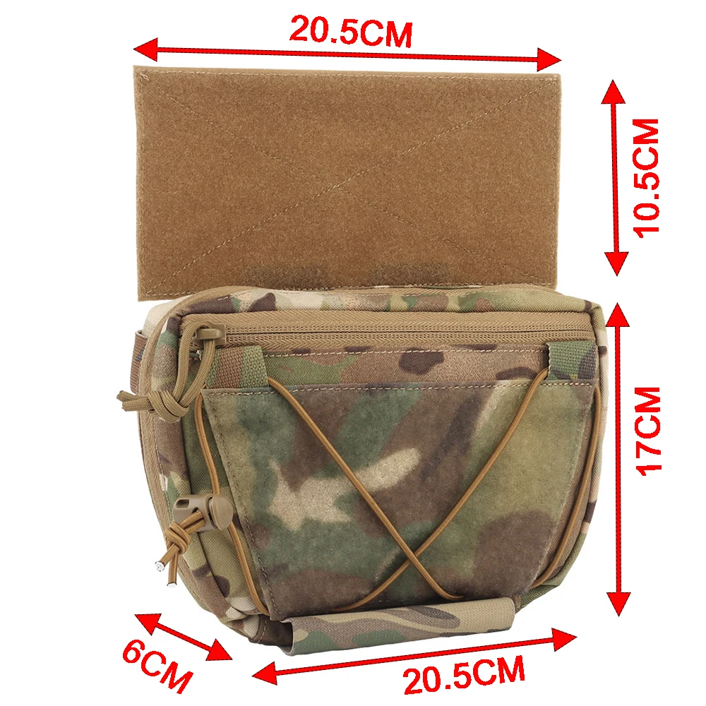 TACTIFANS-riñonera Abdominal V2 Raider, riñonera de liberación rápida, inserto de bucle extraíble, chaleco de caza, aparejo de pecho, bolsa IFAK colgante - imagen 2