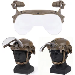 Casco táctico airsoft Wendy 3.0 con rail y gafas