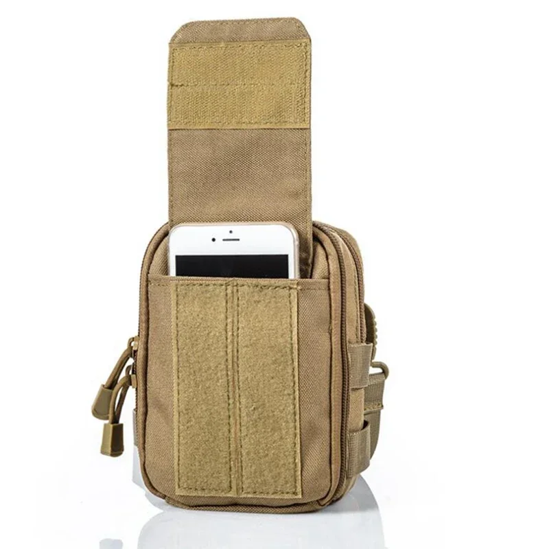 Mini bolsa táctica Molle para guerra al aire libre, transportador médico móvil EDC IFAK, bolso de hombro, bolsillo suave, accesorios de caza - imagen 5