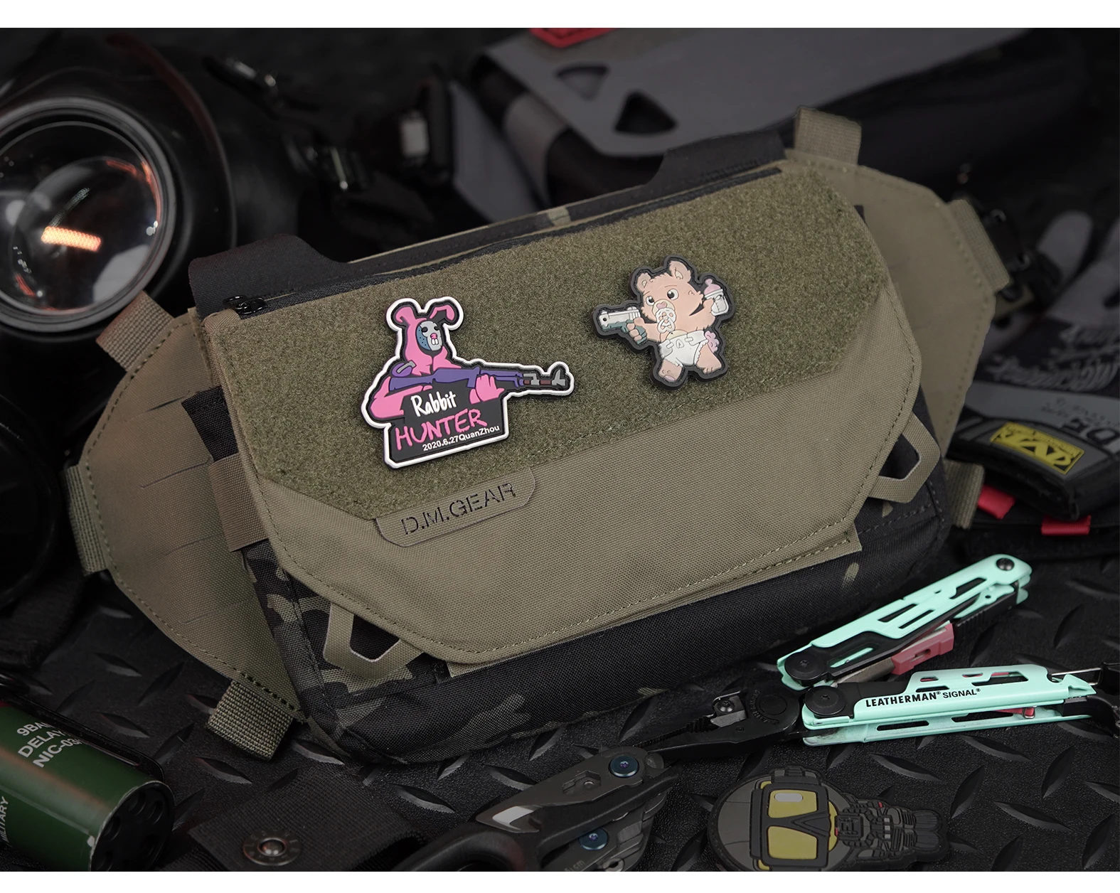 DMGear 1120X riñonera multifuncional Original, bolso táctico colgante para el pecho, bolso funcional de tendencia - imagen 5