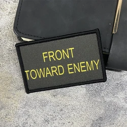 Parche táctico Front Toward Enemy – Claymore bordado para chaleco o mochila