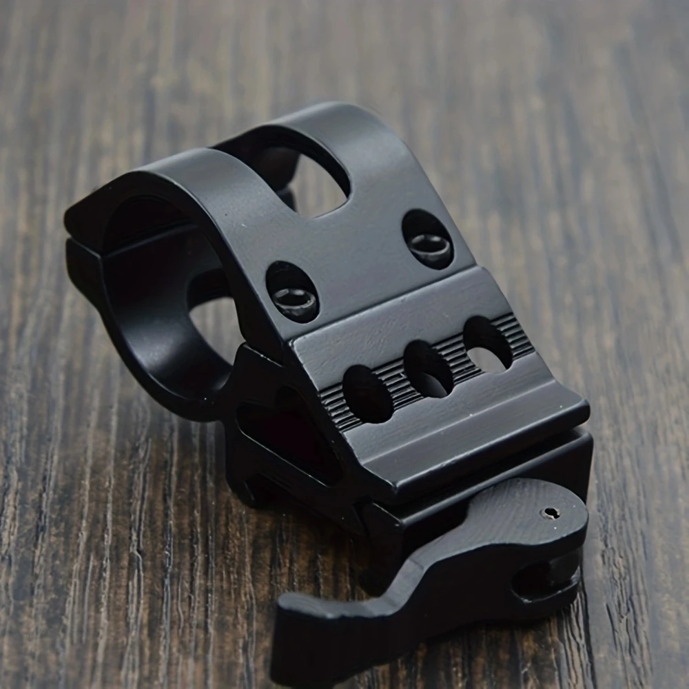 Soportes de 25/30mm, liberación rápida, soporte de instalación de riel de 20mm, soporte de montaje, abrazadera de tubo, linterna táctica Universal, luz de caza - imagen 2