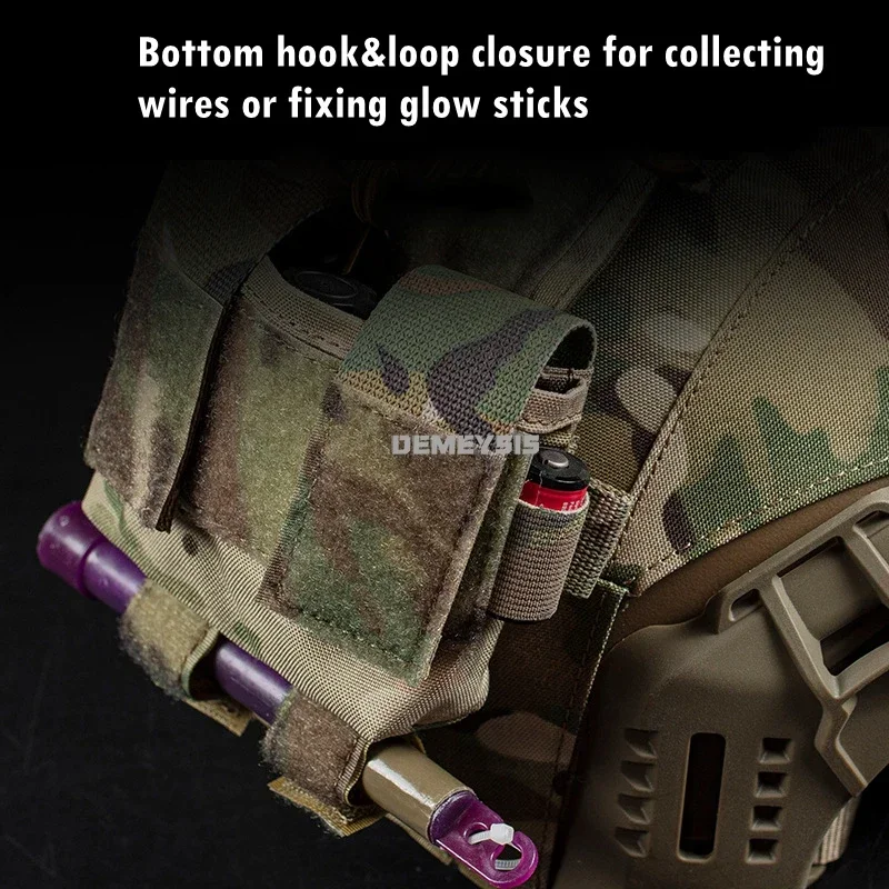 Bolsa de batería para casco táctico MK2, bolsa de contrapeso para casco Airsoft, accesorios para casco rápido para tiro al aire libre - imagen 5