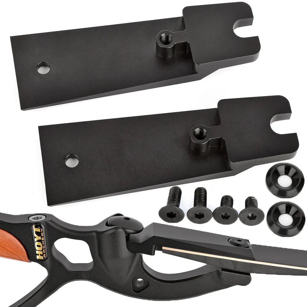 Adaptador de extremidades de arco, montaje de extremidades de arco ILF existentes en interfaz F, elevador, tiro con arco, arco de caza, conversión de interfaz F