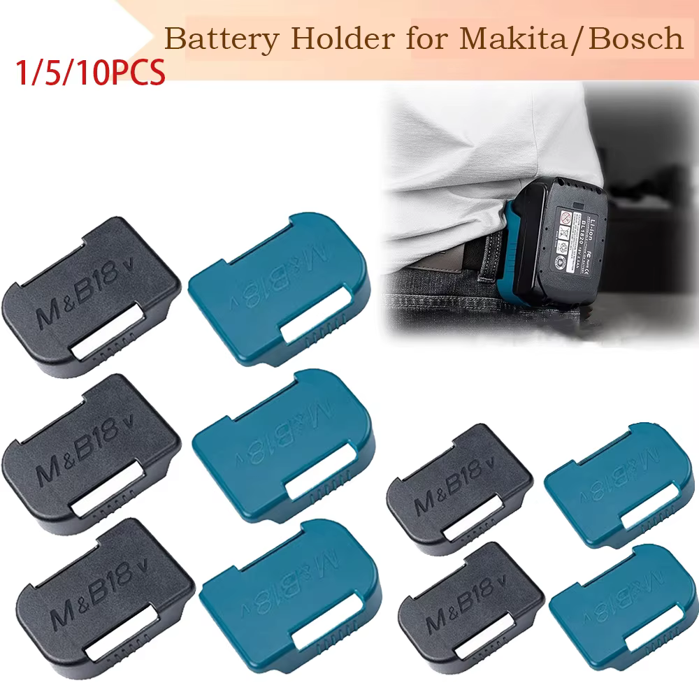 Soporte adaptador baterías Makita y Bosch 18V – Estuche almacenamiento