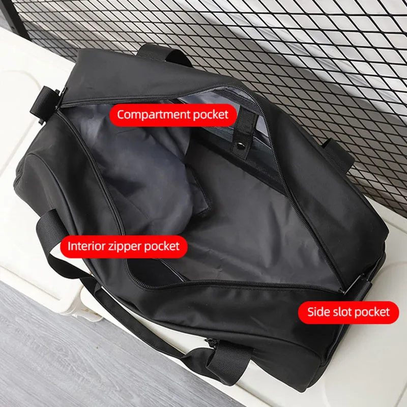 Bolsa deportiva de gimnasio para hombre y mujer, bolso de hombro de viaje para entrenamiento cruzado, escolar, de viaje - imagen 5