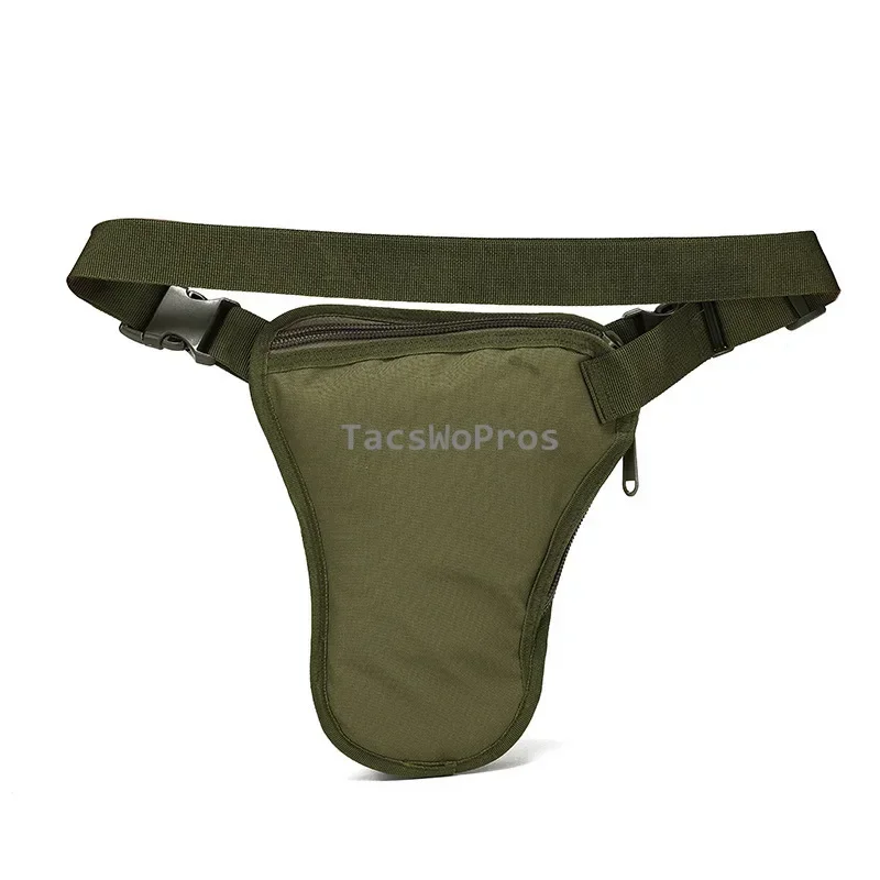 Riñonera táctica pierna MOLLE ajustable para tiro caza y senderismo - imagen 3