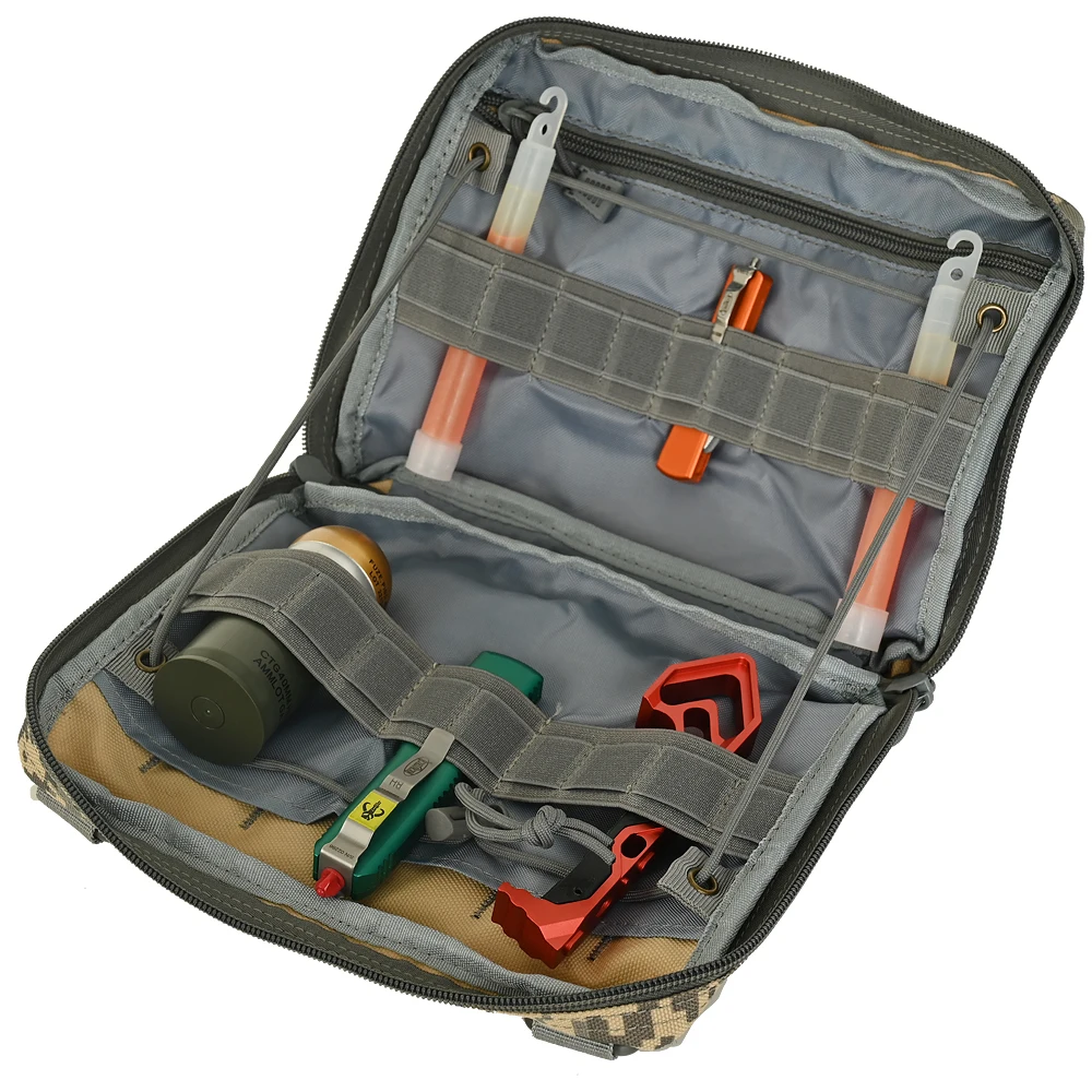 Bolsa de administración de caza MOLLE, accesorio médico táctico EDC EMT, herramienta de utilidad, paquete de diseño de carcasa, bolsillo impermeable con lazo elástico - imagen 5