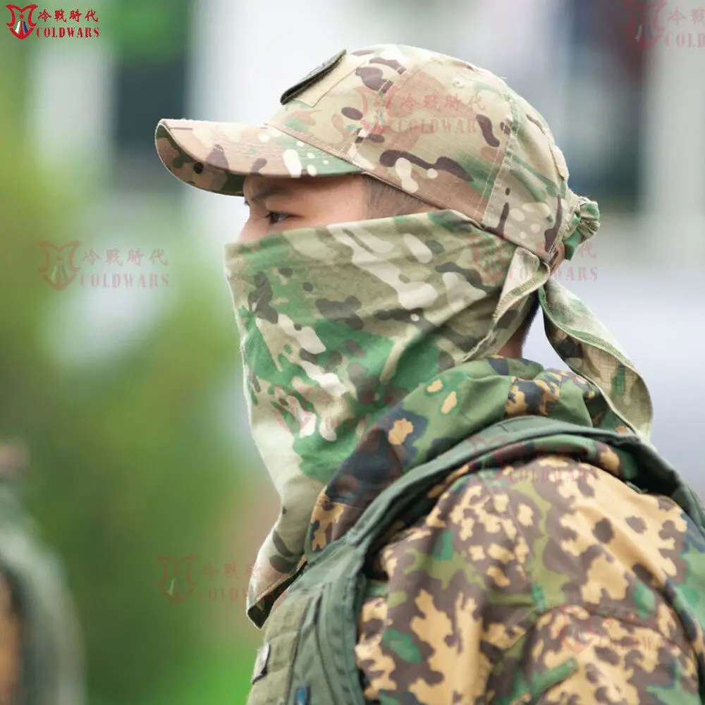 Pañuelo táctico camuflaje ruso cubrerostro multifunción para ciclismo - imagen 3