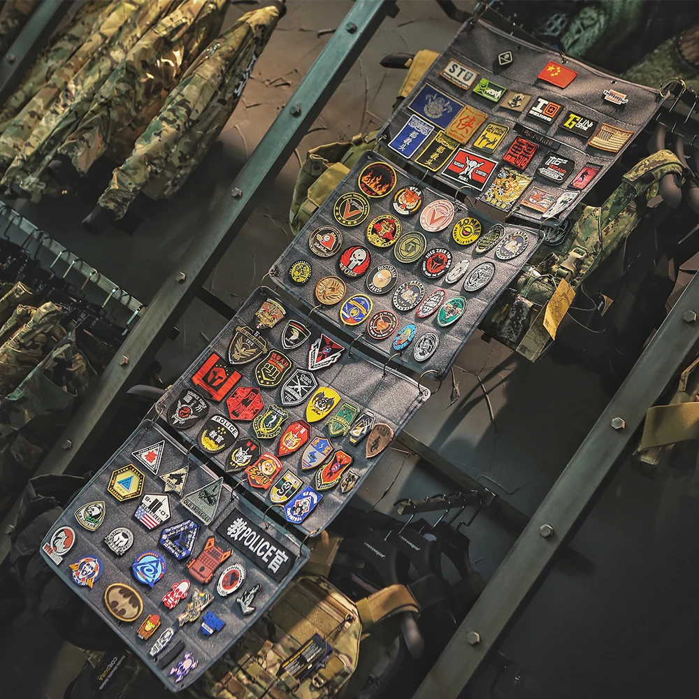 Emersongear parche táctico álbum colección libro moral capítulo almacenamiento Panel insignia bolsa caza Casual recoger EM9371 Nylon
