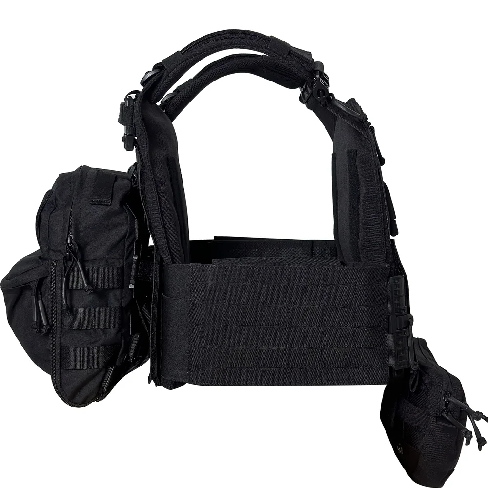 Traje de combate táctico UNIONTAC, chaleco de corte láser de nailon 1000D con mochila de hidratación 500D con bolsa táctica frontal 1000D - imagen 5