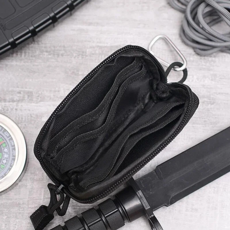 Bolsa táctica impermeable con cremallera para monedas y tarjetas - imagen 5