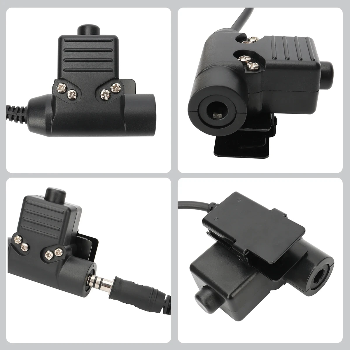 Abbree U94 PTT táctico auricular compatible con Baofeng y Quansheng - imagen 5