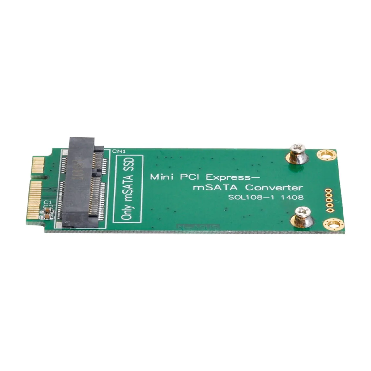 CY-convertidor mSATA Mini PCI-e SATA SSD, adaptador de 3x5cm a 3x7cm para Asus Eee PC 1000 S101 900 901 900A T91 - imagen 3