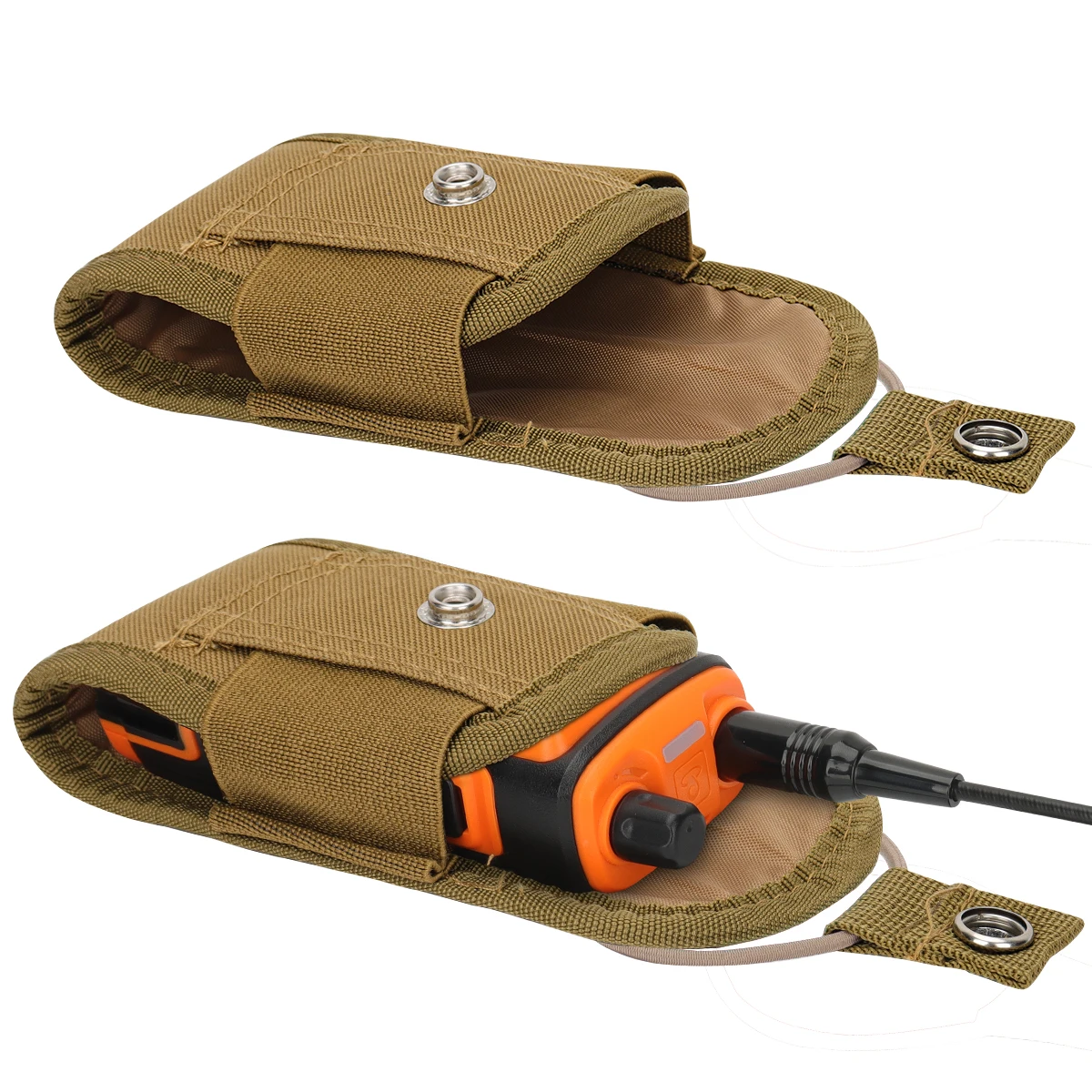 Bolsa táctica para Walkie Talkie Oxford Molle, bolsa con soporte para Radio, bolsillo portátil para deportes de caza al aire libre, riñonera para interfono - imagen 5