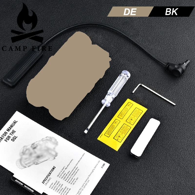 EO-TECH OGL caja de batería de plástico de nailon luz LED Surefire M300 M600 linterna AXON interruptor trasero de doble Control