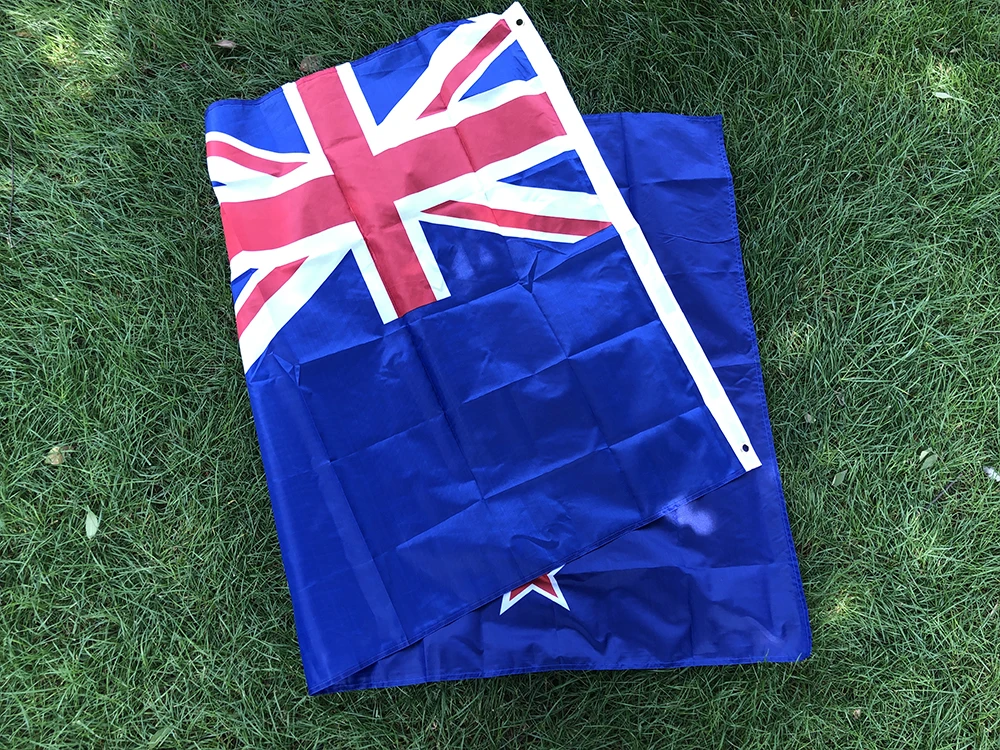 Bandera Nueva Zelanda poliéster resistente colgante para exterior - imagen 5