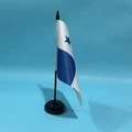 Black plastic pole