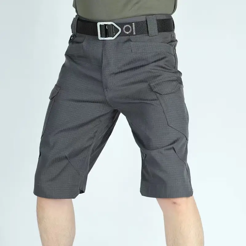 Pantalones cortos tácticos impermeables para hombres, pantalones cortos militares de combate SWAT resistentes al desgaste, pantalones cortos de carga de secado rápido, 6XL, Verano - imagen 2