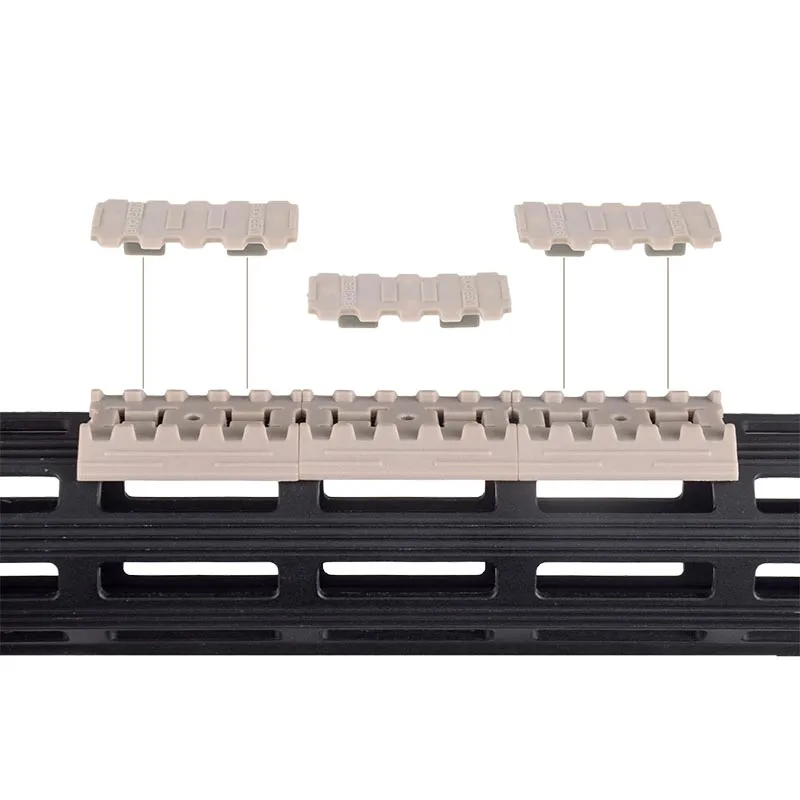 12 uds/30 Uds nueva pieza de barandilla de protección de madera Keymod Mlok paquete de piezas de madera 20mm carril Picatinny animación periférica derivada - imagen 2