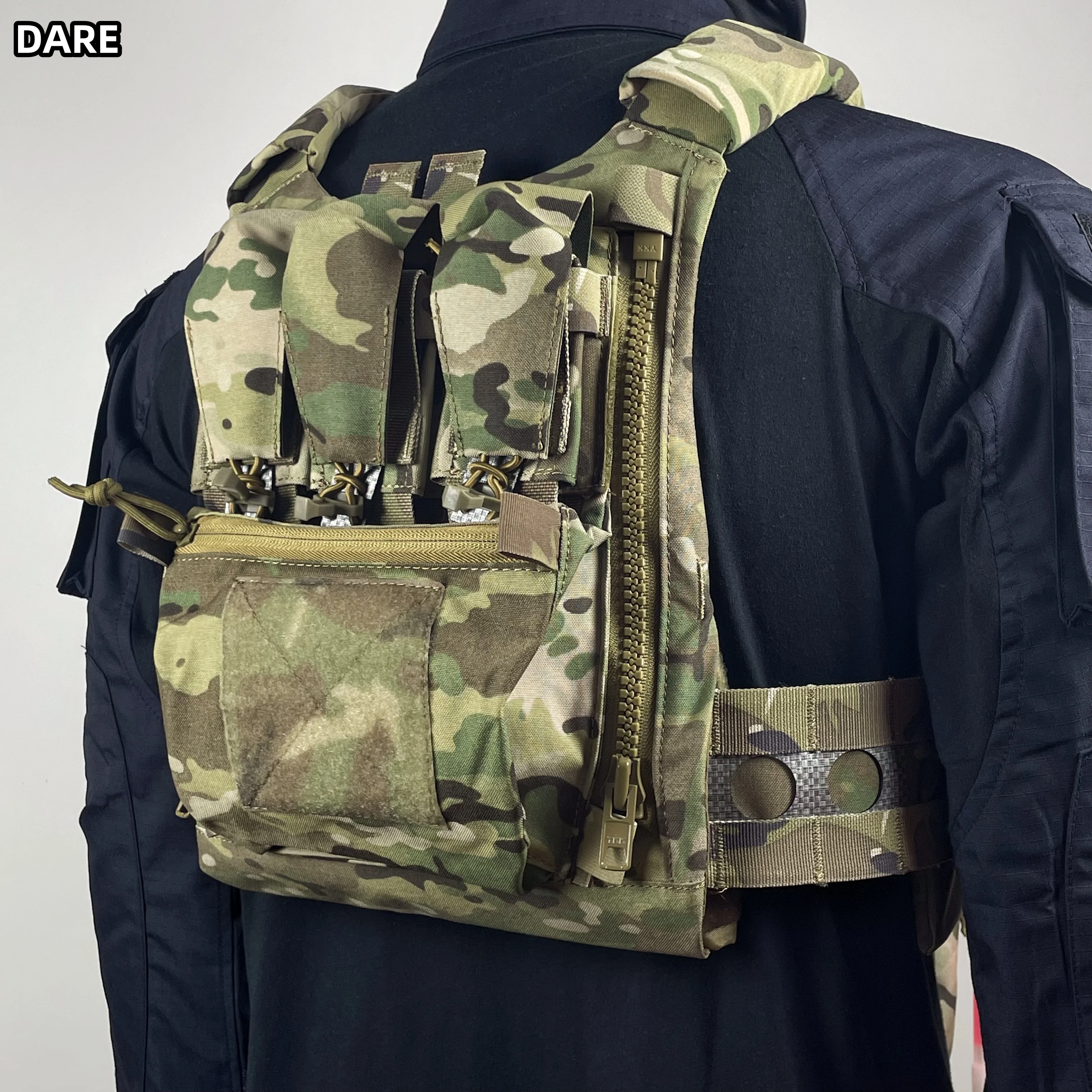 Chaleco táctico Ferro FCPC V5, portador de placa, armadura corporal de caza Modular, bolsa para revistas de entrenamiento Airsoft, chaleco de combate, conjunto completo - imagen 5
