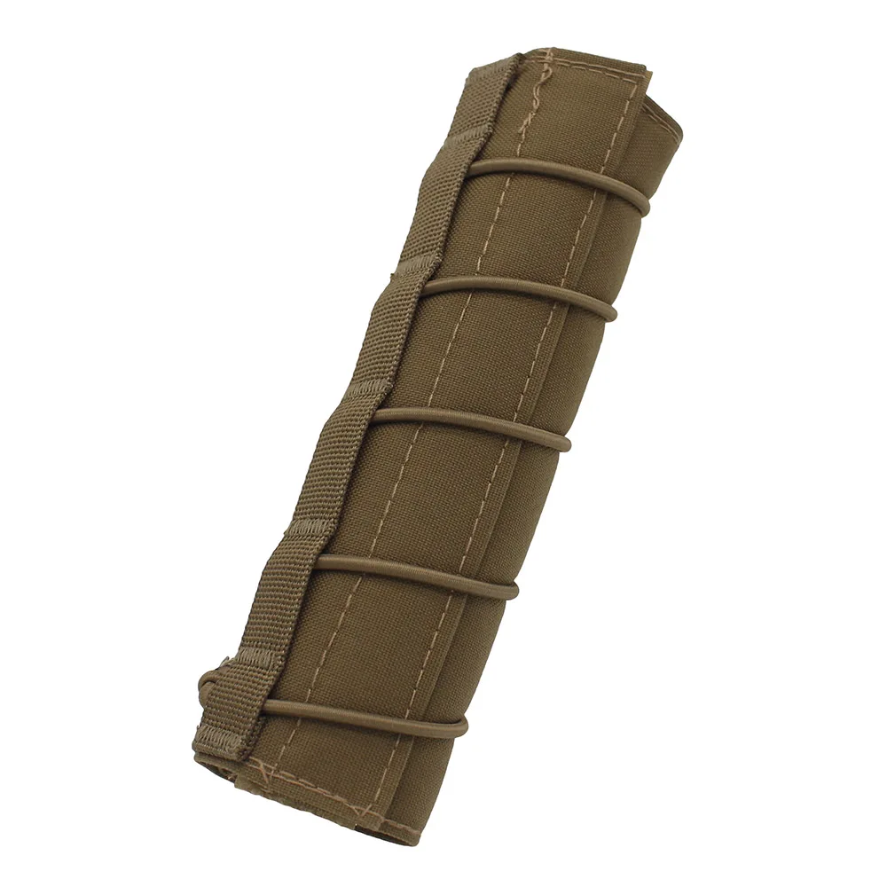 Funda Protectora de Silenciador Táctica de Camuflaje de 7'' para Airsoft, Funda Protectora de Silenciador para Accesorios de Caza - imagen 5