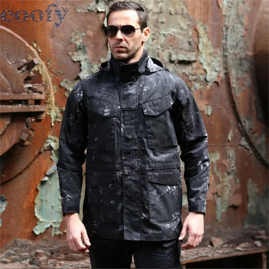 Chaqueta táctica M65 para hombre, cazadora militar con múltiples bolsillos del ejército, abrigos de camuflaje de la Fuerza Aérea, chaquetas Bomber resistentes al desgaste, primavera y otoño - imagen 5