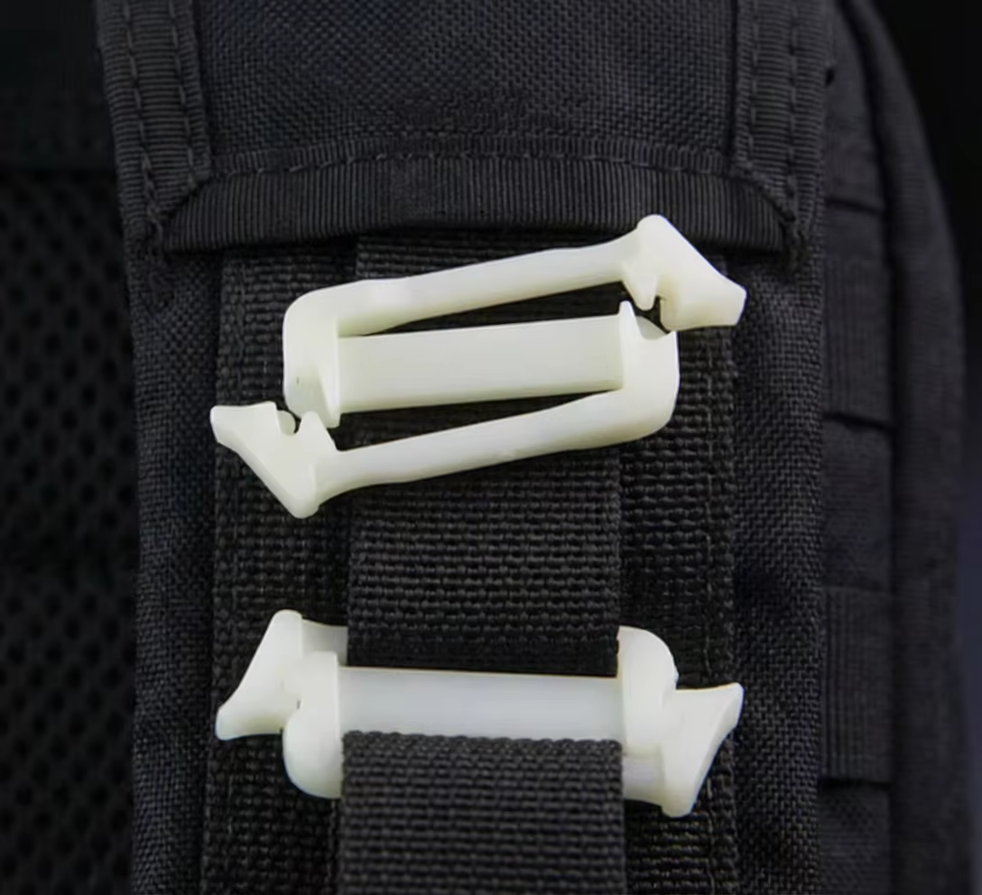 Correa hombro táctica luminosa nailon hebilla desmontable EDC - imagen 4