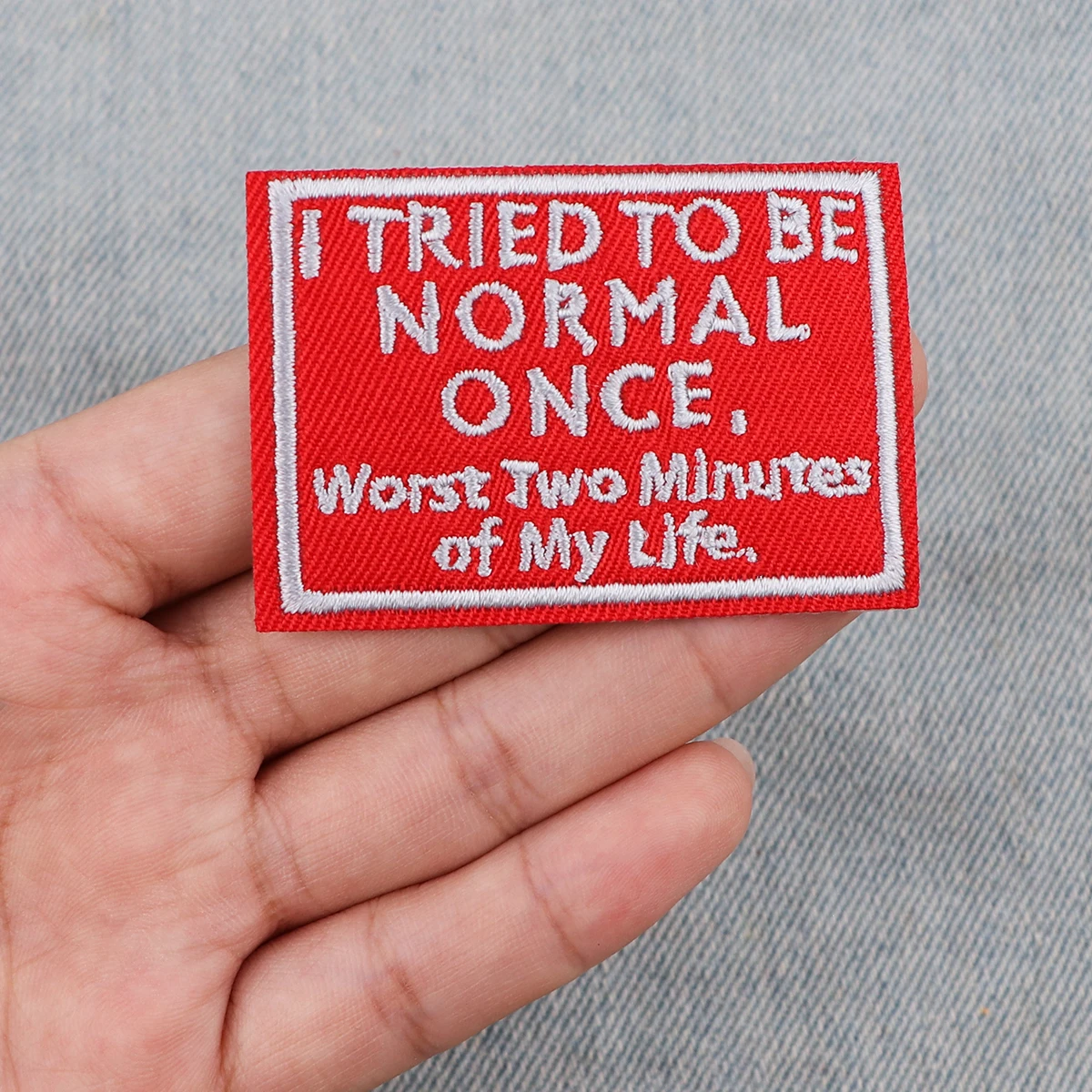 Parches con citas inspiradoras para ropa, apliques, insignias para planchar, pegatinas para ropa, costura DIY, rayas bordadas