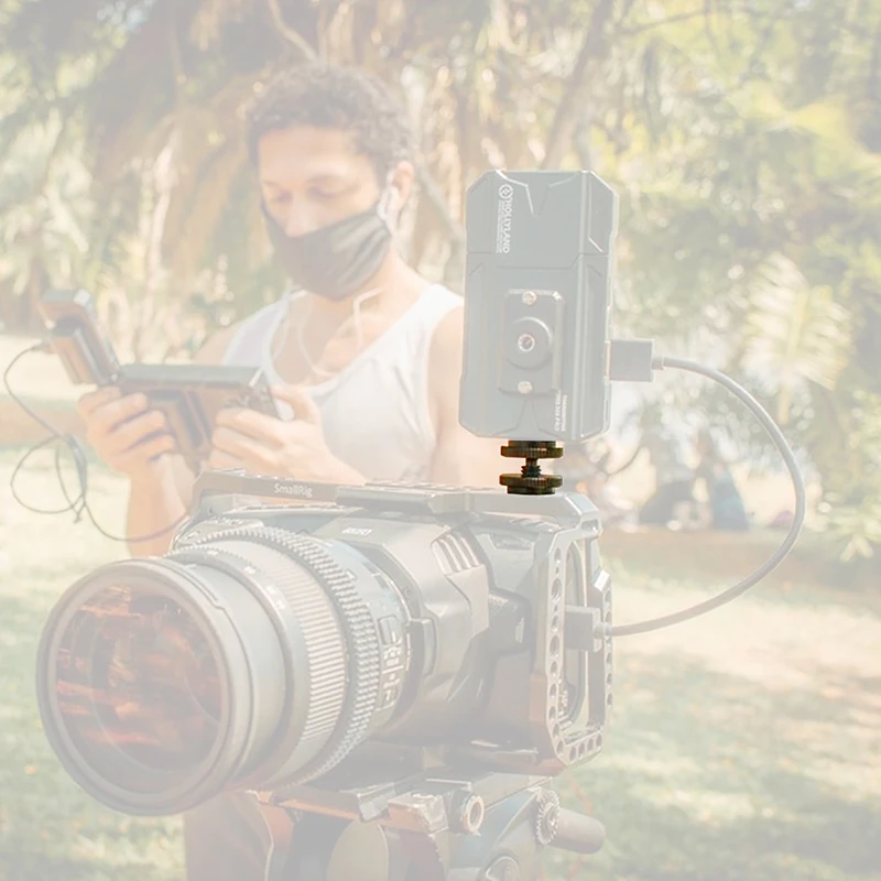 Hollyland-Accesorios de instalación 1/4, Zapata fría para Mars 300, Mars 400S, Mars 400S Pro, adaptador transmisor de vídeo inalámbrico para cámara - imagen 2